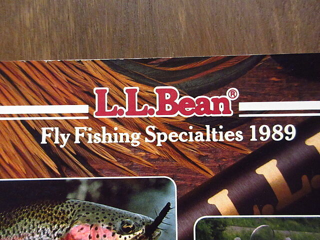 ビンテージ80's○L.L.Bean 1989年フライフィッシングカタログ