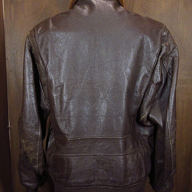 ビンテージ50's○U.S.NAVY G-1 55J14フライトジャケット size 38○2
