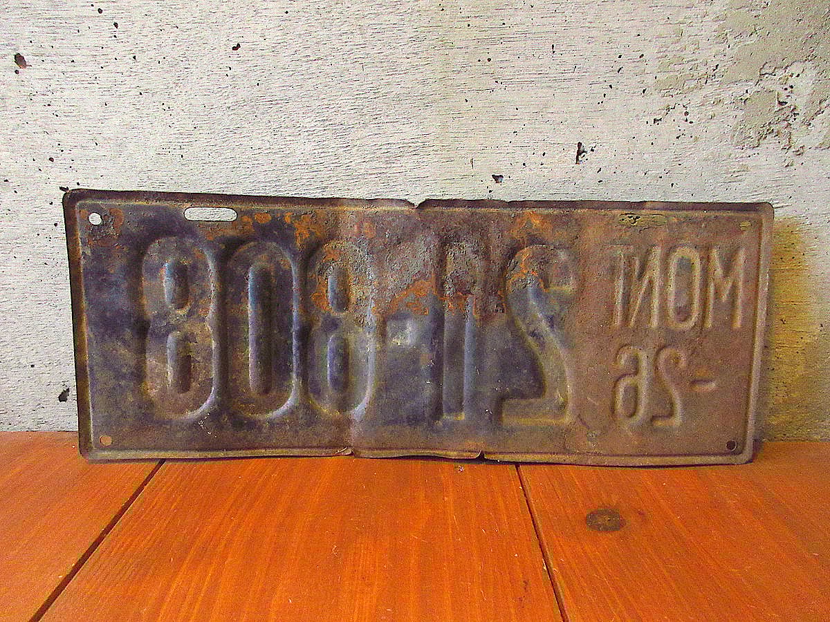 ビンテージ20's○MONT-26ナンバープレート○240511k2-otclct 1920s