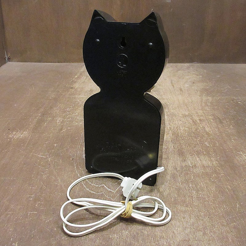 ビンテージ60's○キットキャットウォールクロック○240924i3-clk黒猫