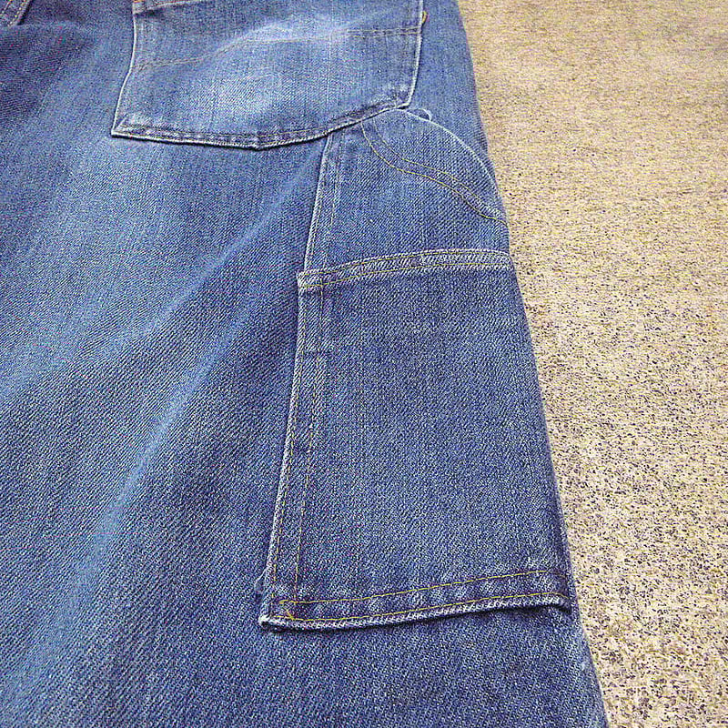 ビンテージ70's○BIG MACサスペンダーボタン付きデニム