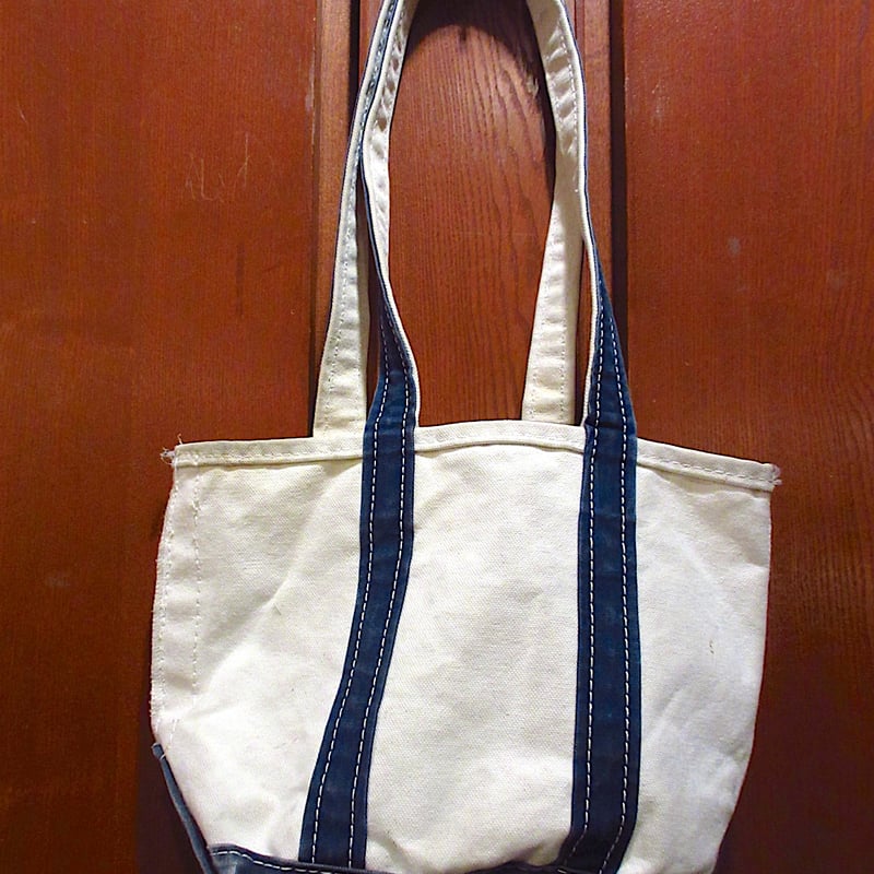 トートバッグ 白と紺のパターン キャンバス トートバッグ 白と紺のパターン キャンバス