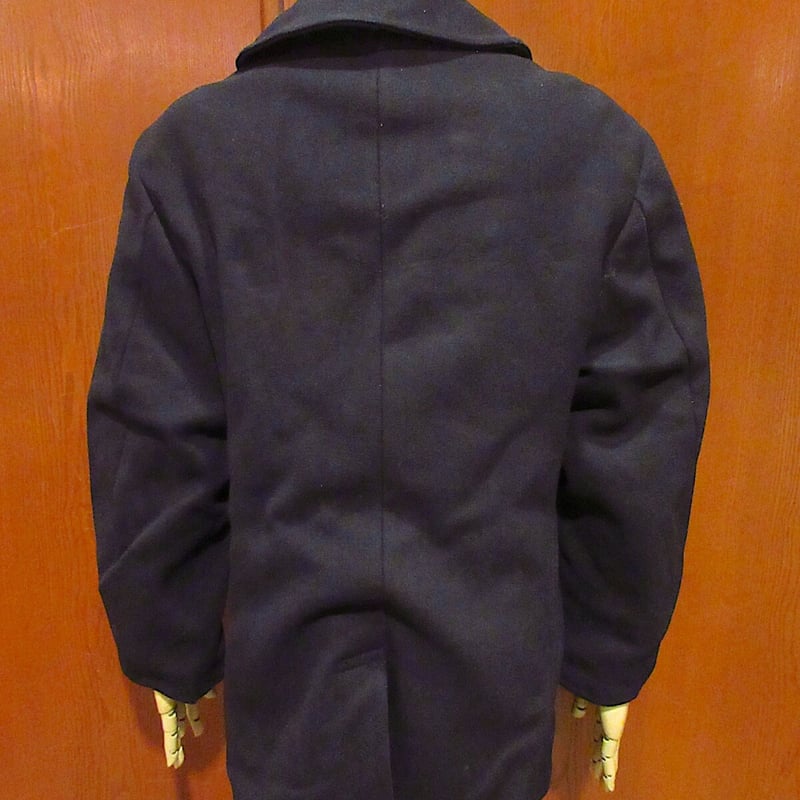 ビンテージ40's○U.S.NAVY 10ボタンピーコート○211112r6-m-ctミリタリ