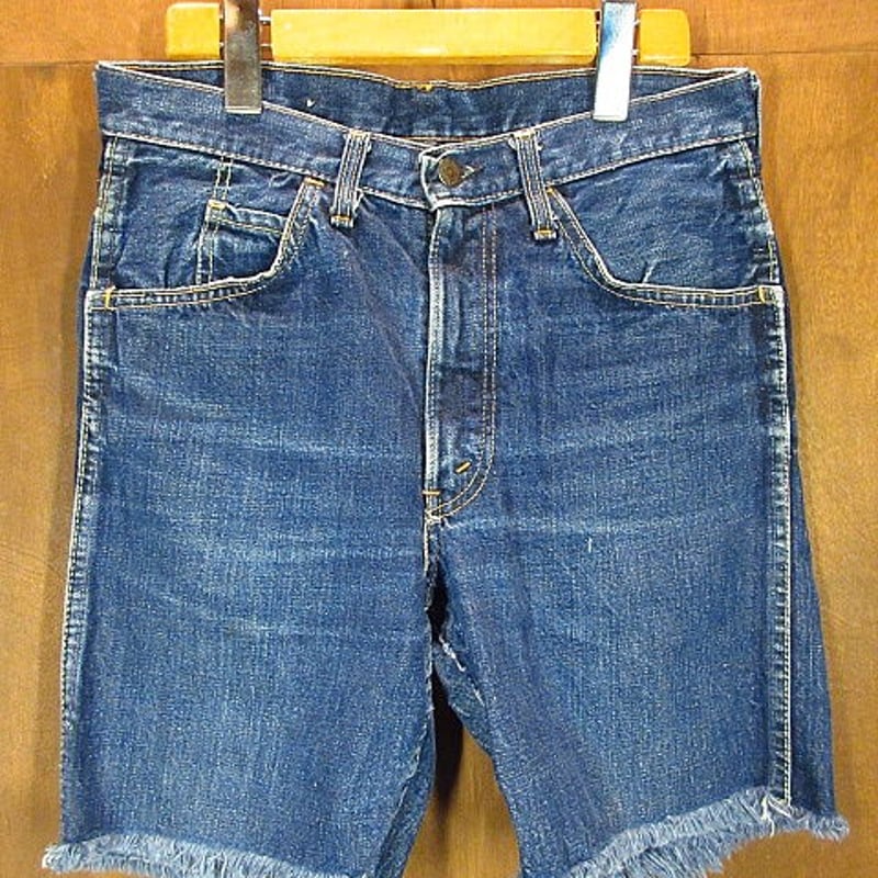 ビンテージ60's○Levi's 606カットオフデニムショーツW73cm○200809n7-...