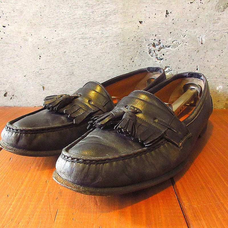 ビンテージ○Salvatore Ferragamoタッセルローファーsize 10D○2402