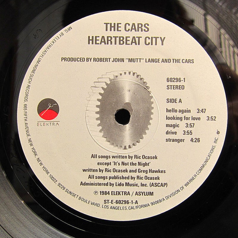 THE CARS○HEARTBEAT CITY ELEKTRA 60296-1○210530t