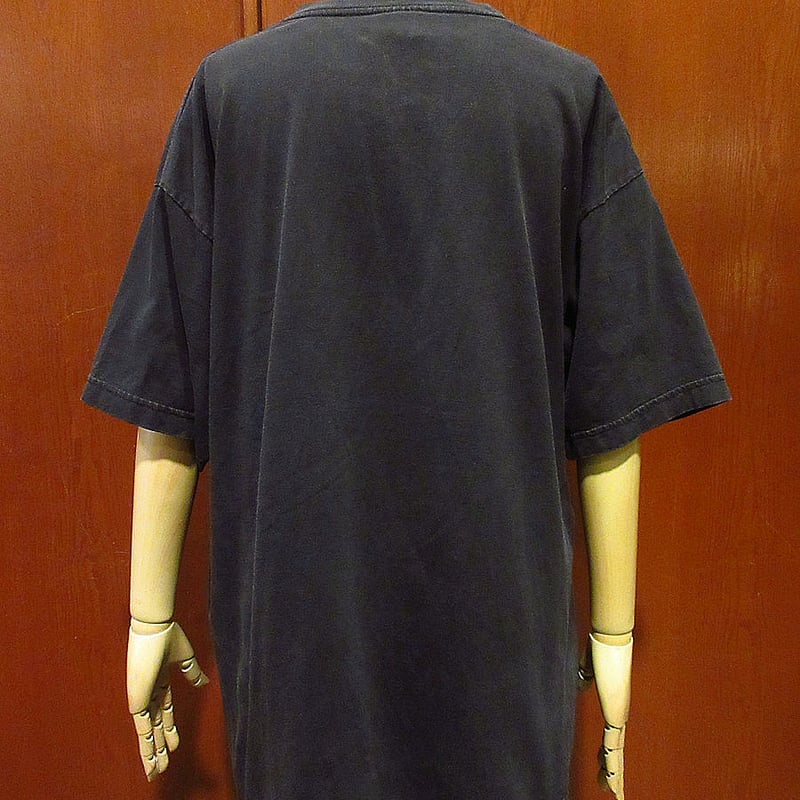 ビンテージ90's○STEVIE RAY VAUGHANプリントTシャツ黒size XL○24