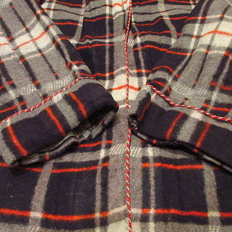 値下げ中　40〜50s Vintage 【ビーコンブランケット】 ビンテージ40's○Beaconチェックショールカラーブランケット