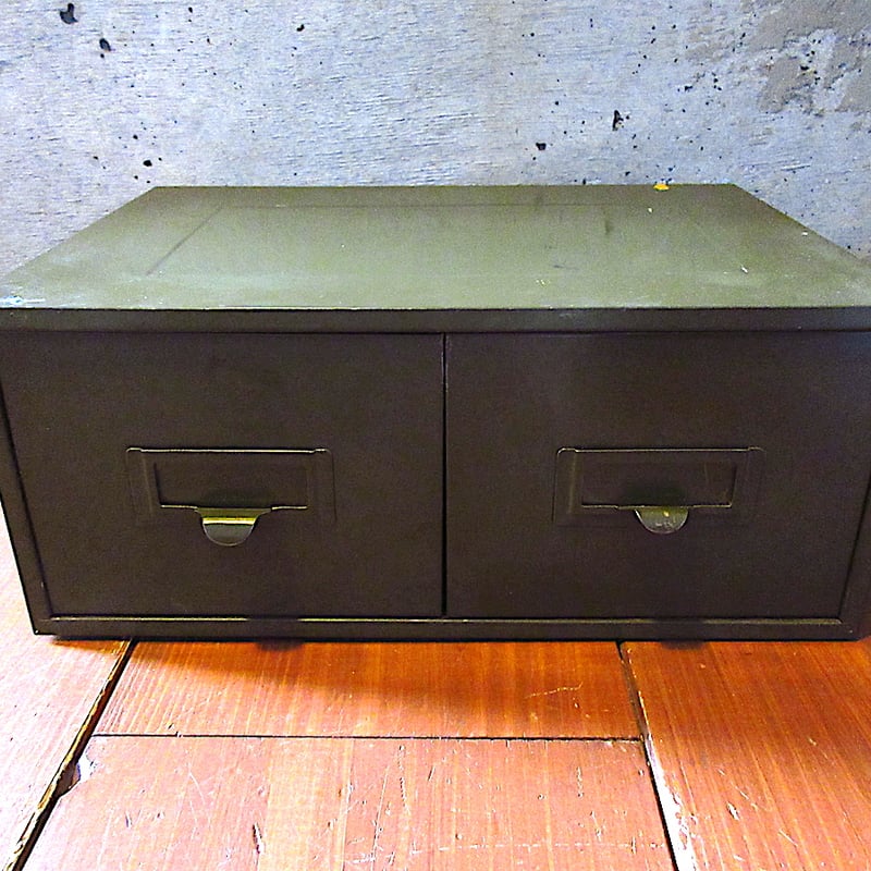 ビンテージ-50's○メタルファイルキャビネット○250819j6-bxs