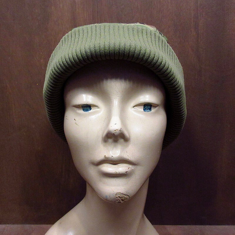 ビンテージ70's80's○Eddie Bauer ダックハンターカモダウンキャップ A