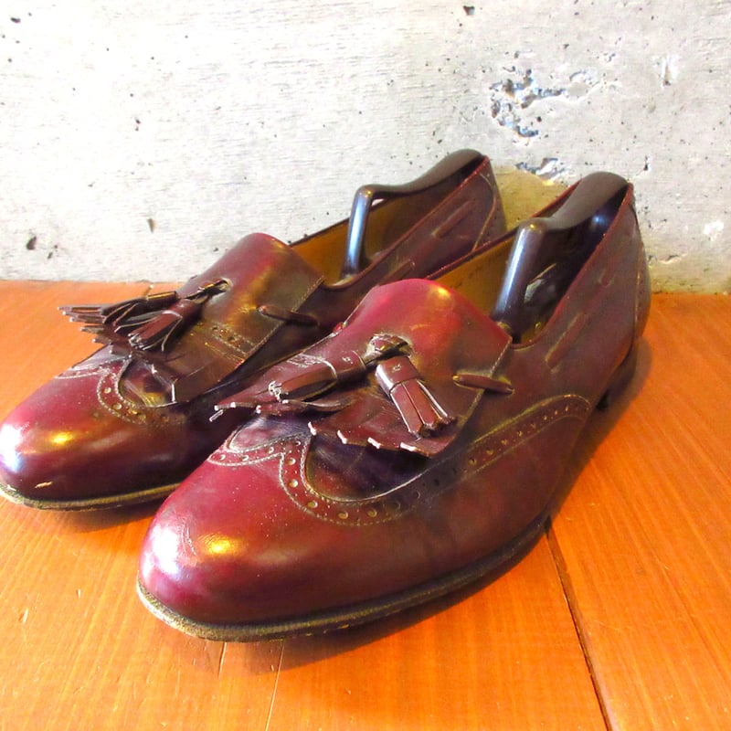 ビンテージ○Salvatore Ferragamoタッセルローファーsize 10 1/2D○
