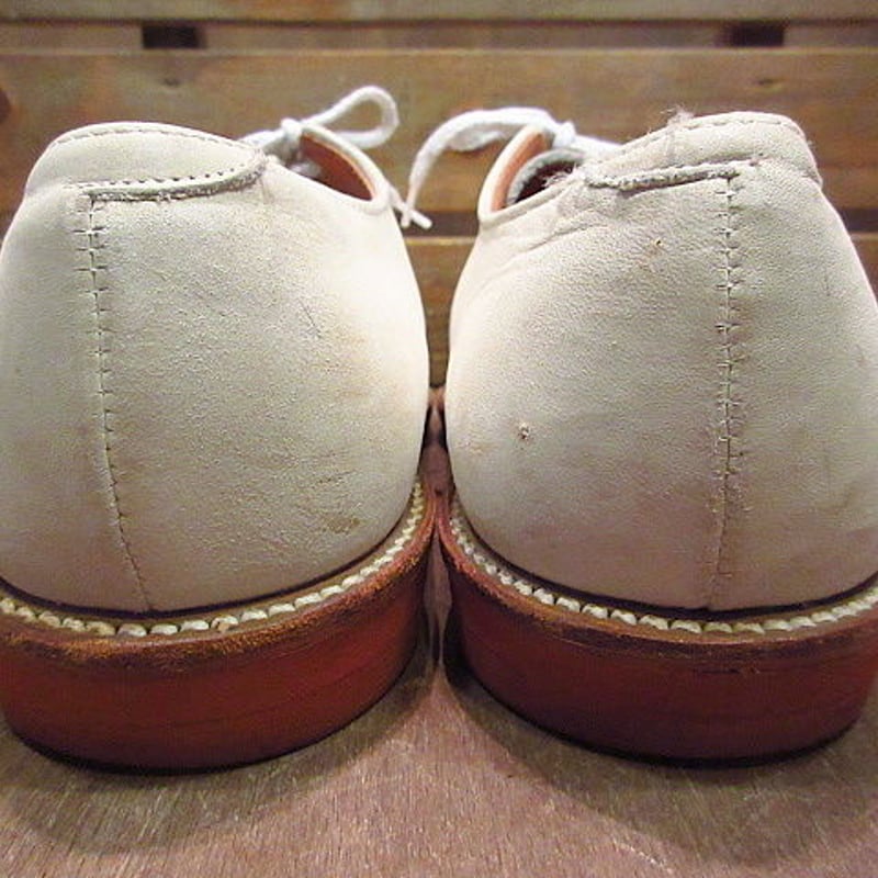 ビンテージ○Walk Overホワイトバックス8 E/C○200719n3-m-dshs-26