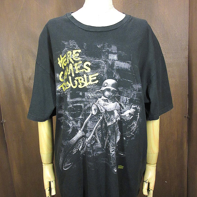 ビンテージ90's○BAD COMPANY Here Comes TroubleプリントTシャ