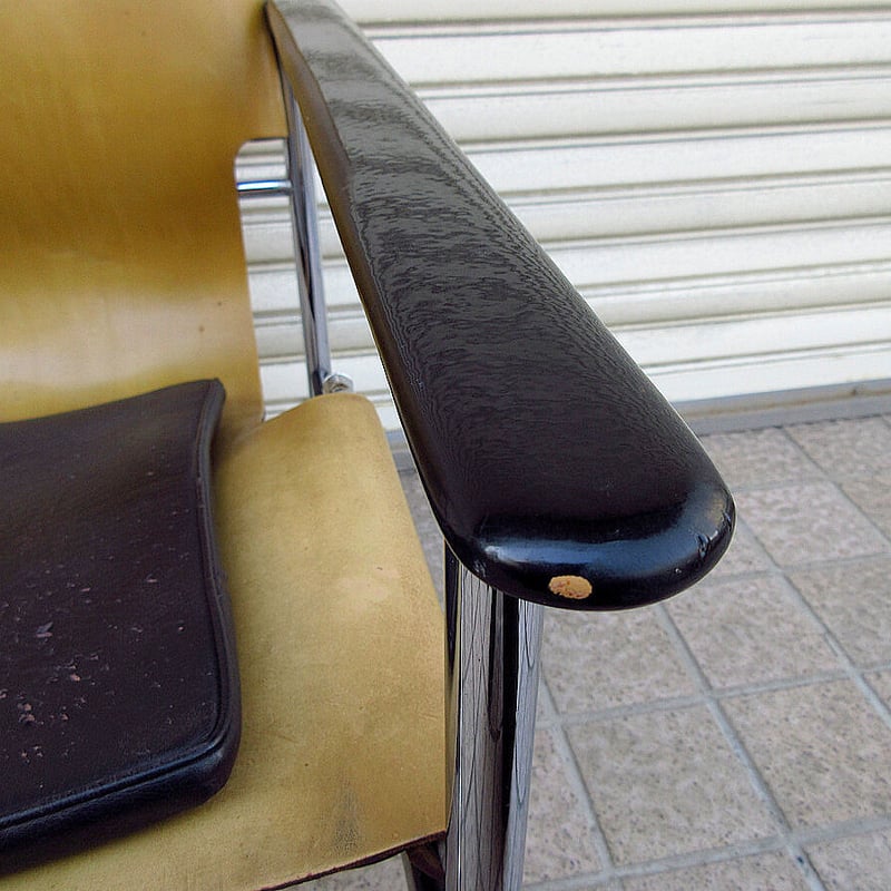 ビンテージ70's○Knoll ポロックアームチェアA○210316f2-chr 657スリン