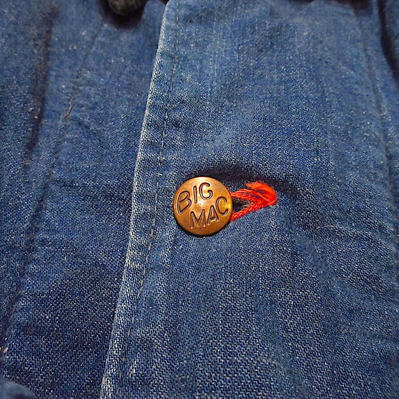 ビンテージ60's○Penneys BIG MAC 裏地ブランケットデニムカバーオール