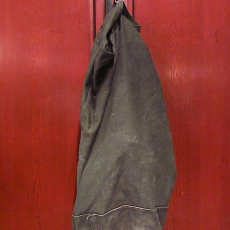 ビンテージ50's●ミリタリーキャンバスダッフルバッグ●240626m7-bag-otランドリーバッグかばん米軍実物