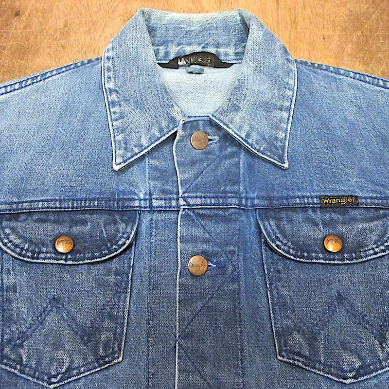 ラングラー　デニムジャケット　70s ビンテージ70's○Wranglerデニムジャケットsize 36○260207n4-m-jk