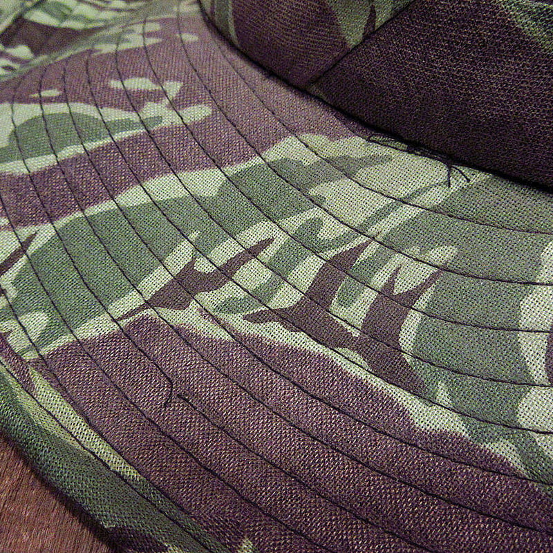 復刻 ベトナム戦争 タイガーストライプ 手振りミシン刺繍 ブーニーハット 復刻 ベトナム戦争 タイガーストライプ 手振りミシン刺繍