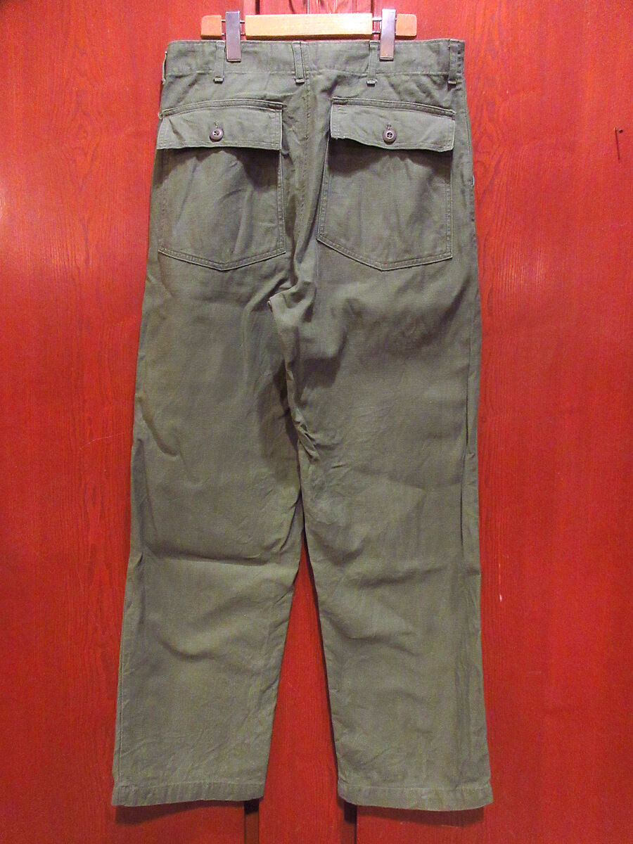 ビンテージ60's○U.S.ARMYコットンサテンベイカーパンツ実寸W86cm