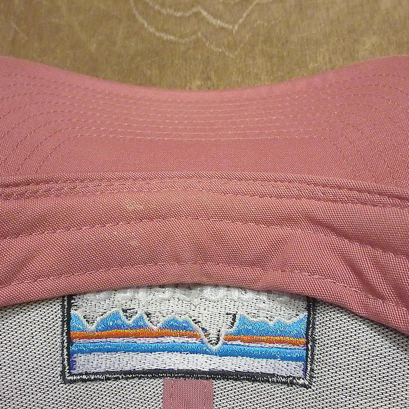 90's patagonia マウンテンロゴ刺繍 キャップ Patagonia○ロゴ刺繍スナップバックメッシュキャップ○241016j1