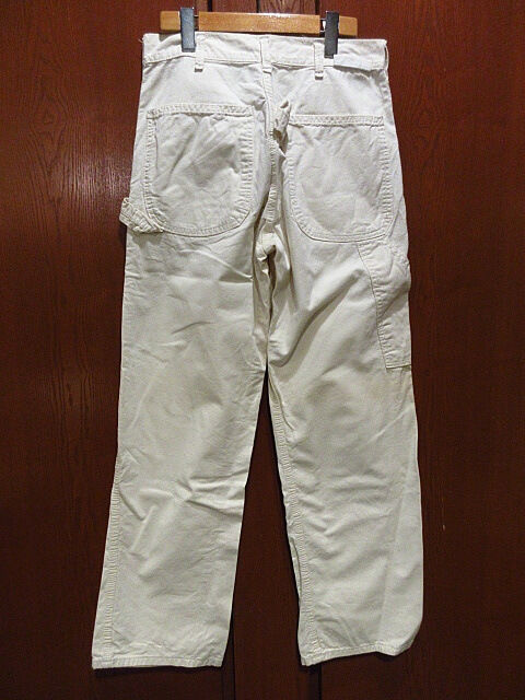 80s90s ビンテージ SEARS 生成り ペインターパンツ USA製dead 80s Deadstock デッドストック 生成り/白 ペインターパンツ