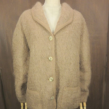 VINTAGE - ヴィンテージ　刺繍　パッチワーク　ゆるだぼ　カーディガン　紫　L CATEGORY カーディガン／ボレロ | cozy vintage