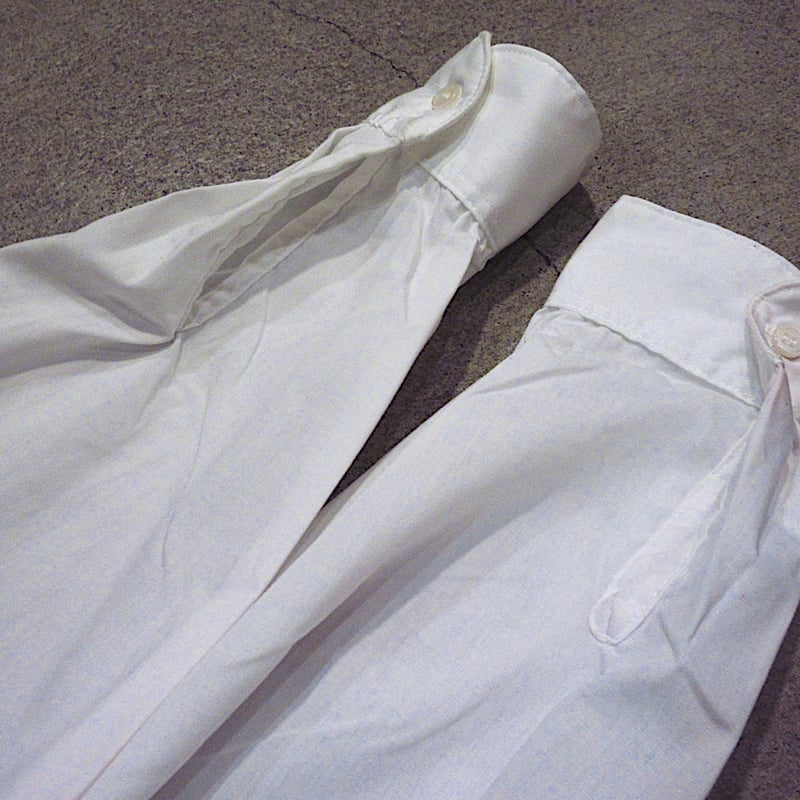 ビンテージ70's80's○レディースフリル付きブラウス白size 10