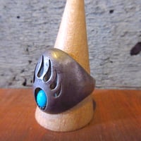 ビンテージ40's○U.S.NAVYアビエイターウイングシルバーバングル