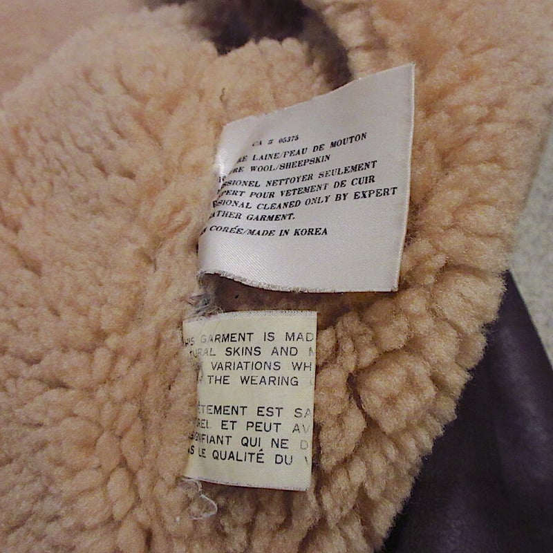 ビンテージ○TERRALAM B-3タイプジャケット○221209r7-m-jk-lt古着レザ