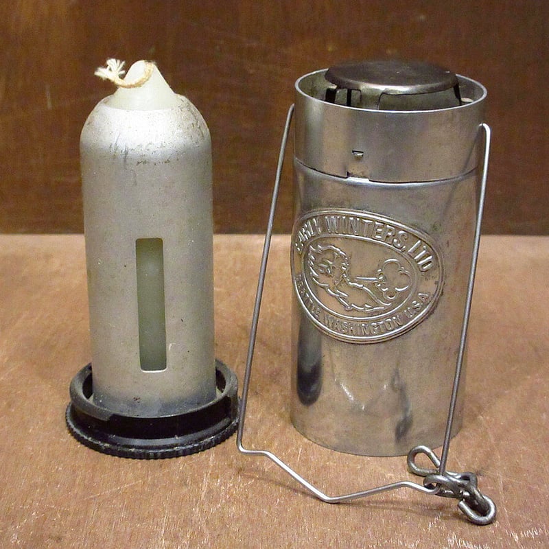 ビンテージ○Early Winters No.2 アルミキャンドルランタン