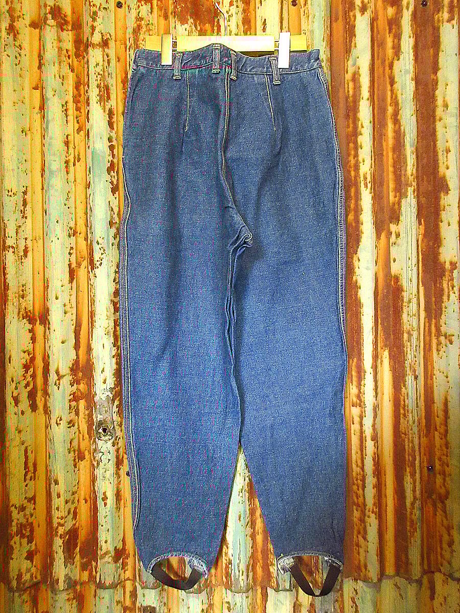 ビンテージ80's○LIZwearデニムスキーパンツ実寸W66cm○240118k8