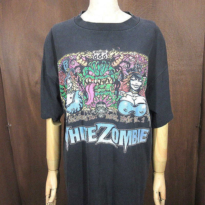 USA製 WHITE ZOMBIE world tour 1992 Tシャツ当時物 - Tシャツ