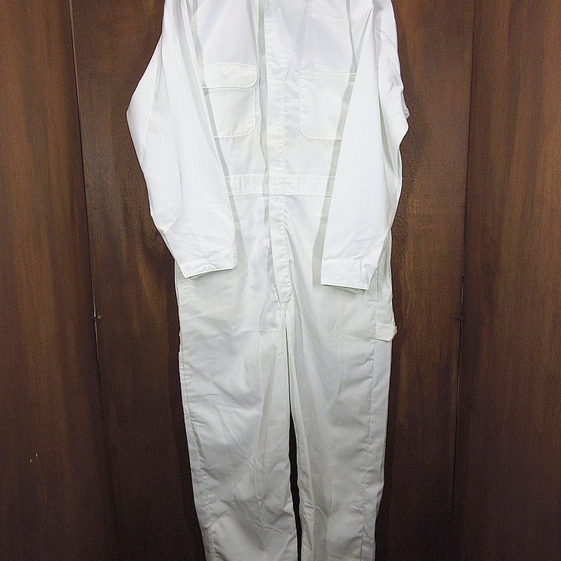 ビンテージ80's○DEADSTOCK BIG MACオールインワン白size 42 R○24