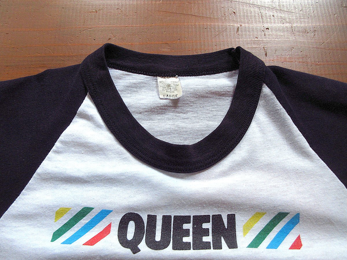 ビンテージ80's○QUEENアメリカツアーラグランTシャツsize L ビンテージ80's○QUEENアメリカツアーラグランTシャツsize L