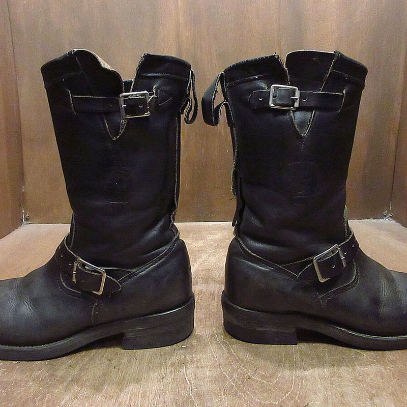 ビンテージ90's○CHIPPEWAスチールトゥエンジニアブーツ黒size 7 ビンテージ90's○CHIPPEWAスチールトゥエンジニアブーツ黒size 7