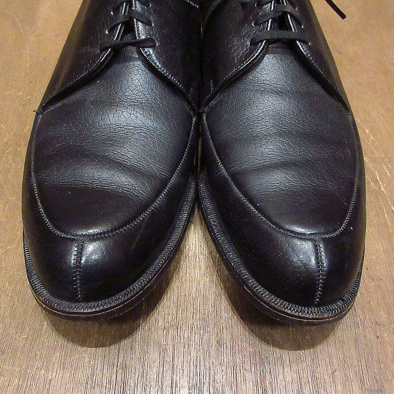 ビンテージ70's○FLORSHEIM IMPERIAL Uチップシューズ黒size 9 E/