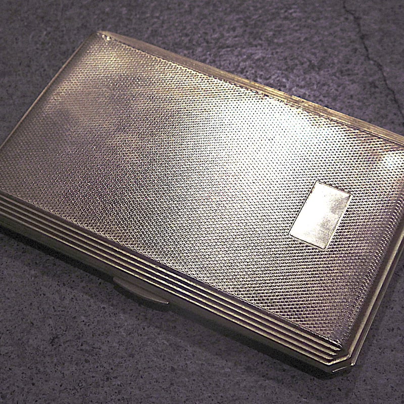 ビンテージ○シガレットケースゴールド○250519m1-otclctシガーケース