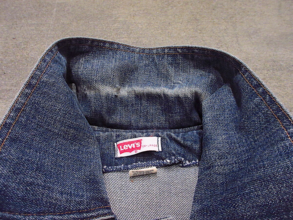 ビンテージ70's○Levi'sデニムブッシュジャケットカスタムsize EX