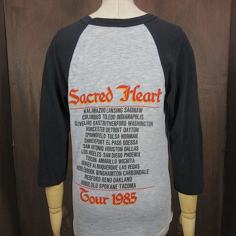 ビンテージ80's○DIO Sacred Heart 1985年ツアーラグランTシャツ