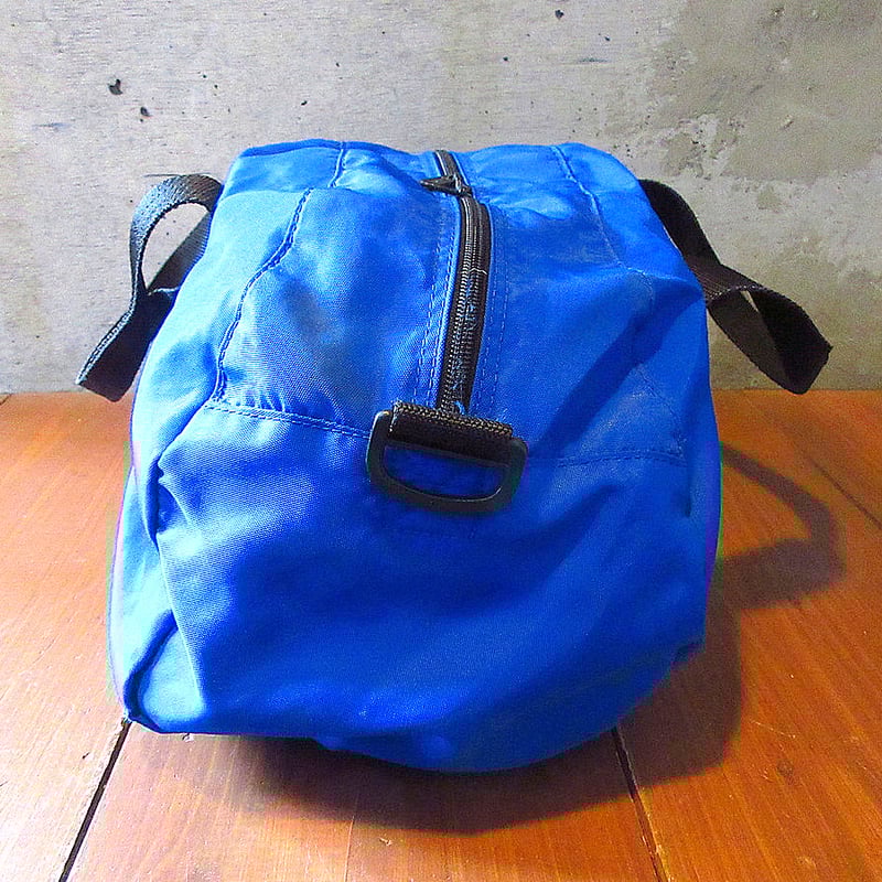 ビンテージ80's90's○Eddie Bauerナイロンボストンバッグ青○250602k6-