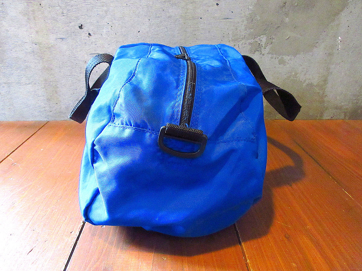 ビンテージ80's90's○Eddie Bauerナイロンボストンバッグ青○250602k6-