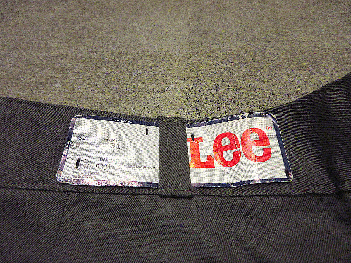 ビンテージ70's○DEADSTOCK Lee Chetopa Twillワークパンツ表記W4
