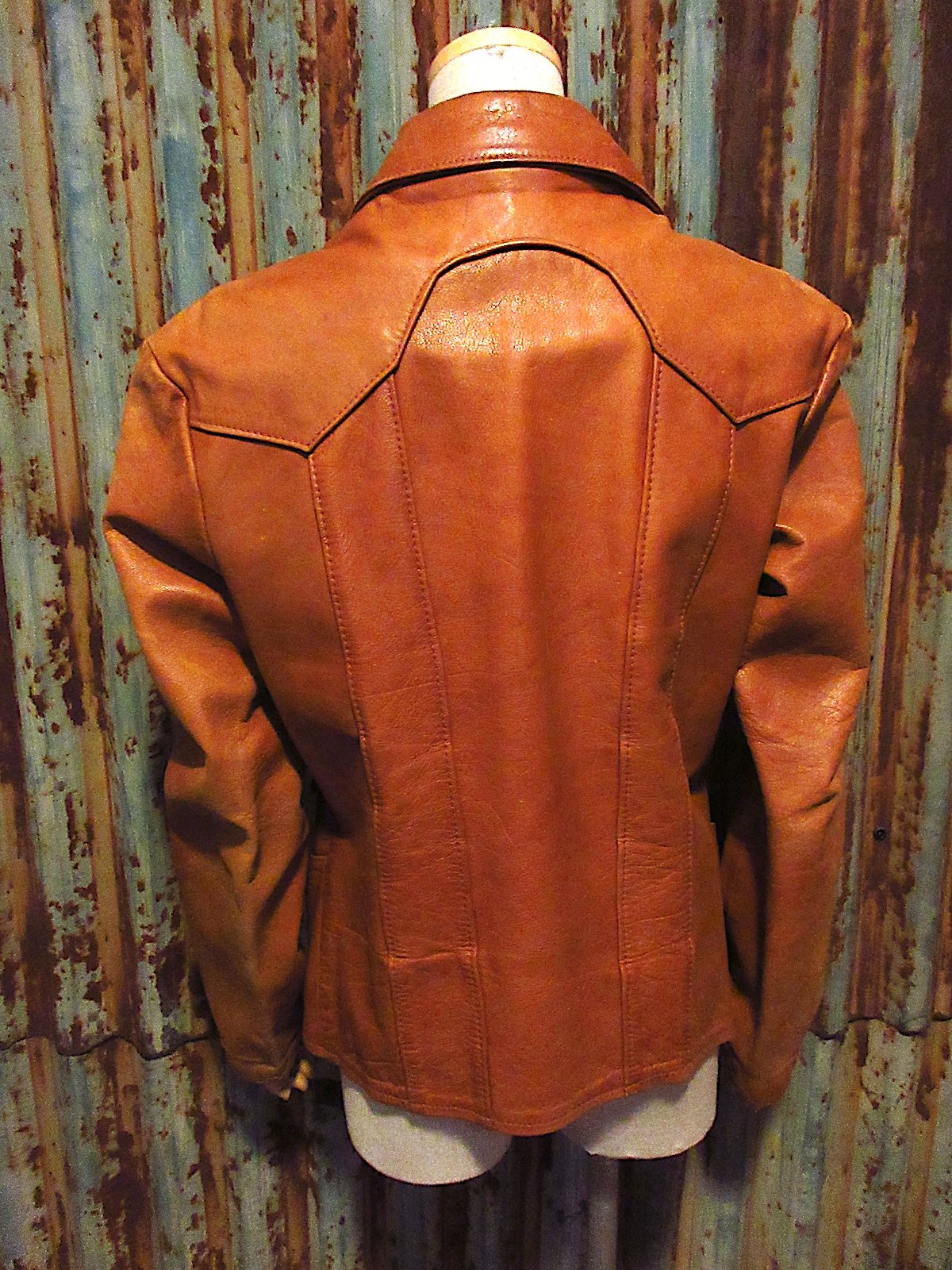 70's ELTOROBRAVO レザーウエスタンジャケット　希少vintage ビンテージ70's○East West Musical Instruments Co.レザージ