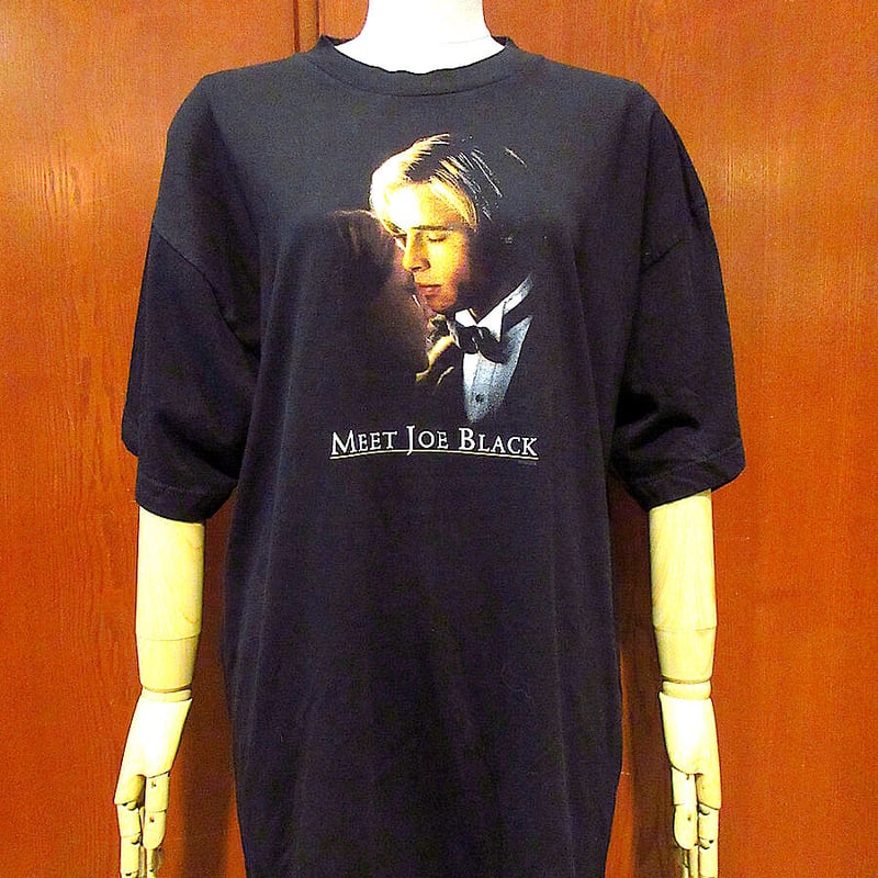 ビンテージ90's○MEET JOE BLACKコットンプリントTシャツsize XL ビンテージ90's○MEET JOE BLACKコットンプリントTシャツsize XL