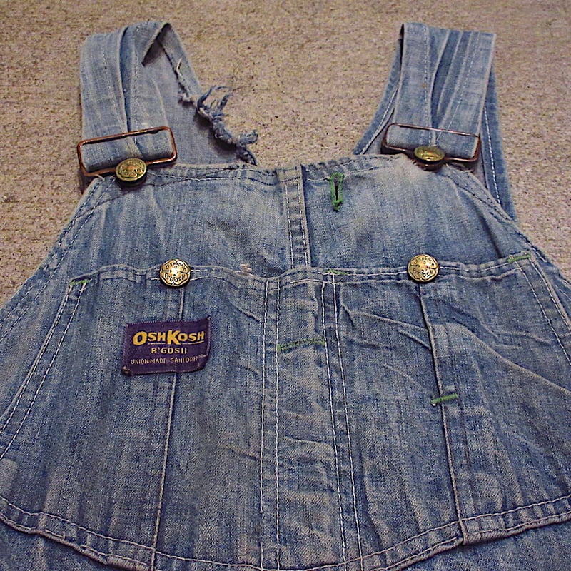 OSHKOSH デニムオーバーオール デッドストック OSHKOSH デニムオーバーオール デッドストック