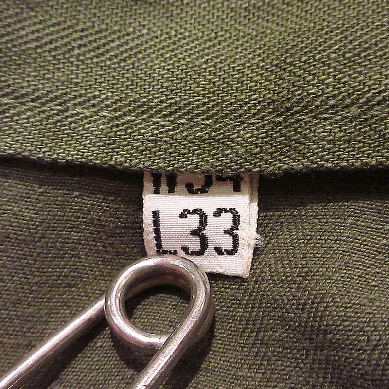ビンテージ40's○U.S.ARMY M-43 13星ボタンHBTカーゴパンツ実寸 ビンテージ40's○U.S.ARMY M-43 13星ボタンHBTカーゴパンツ実寸