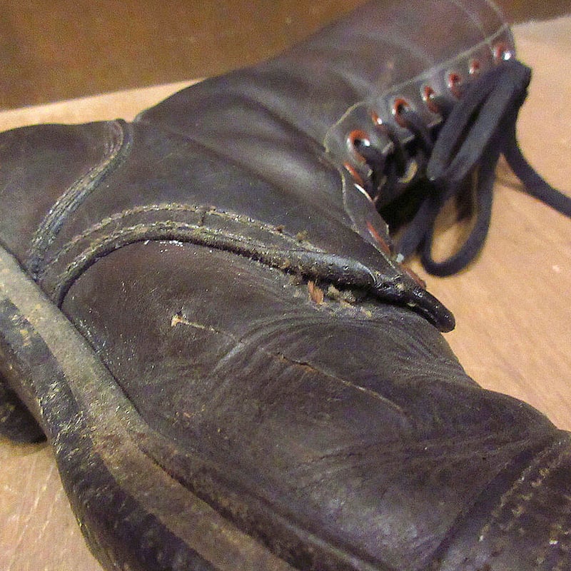 ビンテージ50's○U.S.ARMY M-48コンバットブーツ焦げ茶size 8 1/2W○2