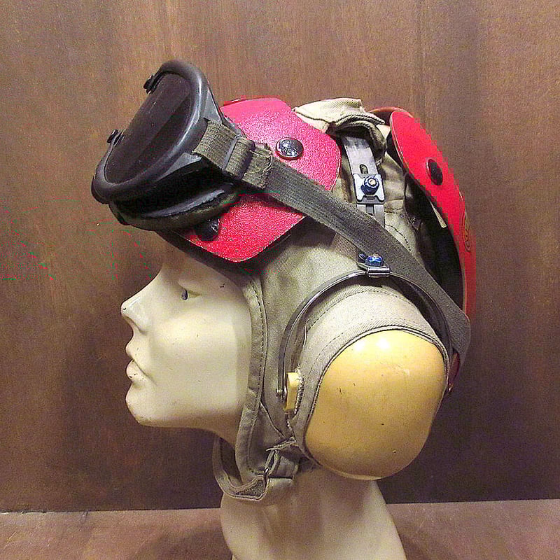 ビンテージ80's○U.S.NAVYハンドペイント入りフライトデッキクルー