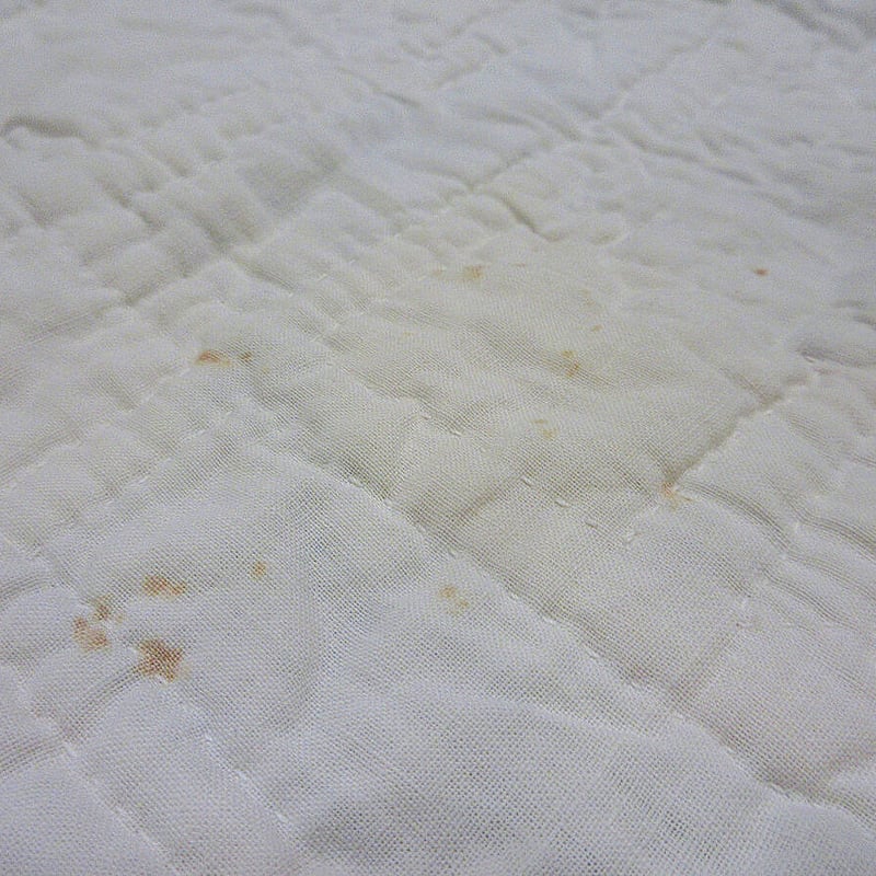 ビンテージ40's○パッチワークキルトファブリック約210cm×約176cm