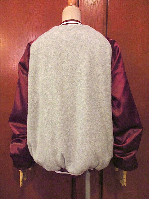 j*n様 80'sMack TRUCKS裏起毛スタジアムジャケットグレー×ワイン